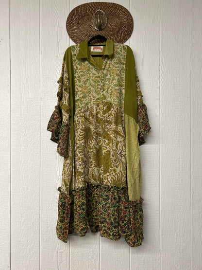 Crepe Sari Rhiannon Duster Dress 0226 018