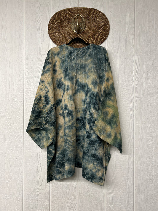 Pareo Kantha Gaia Split Tunic 0526 016