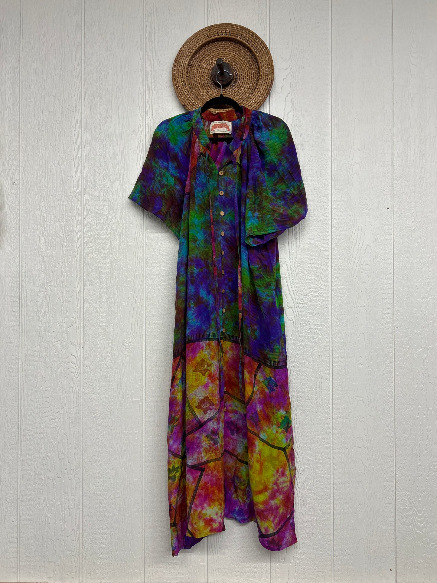 RETAIL Crepe Sari Summer Woodstock Duster 0626 053