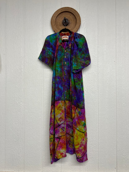 RETAIL Crepe Sari Summer Woodstock Duster 0626 053