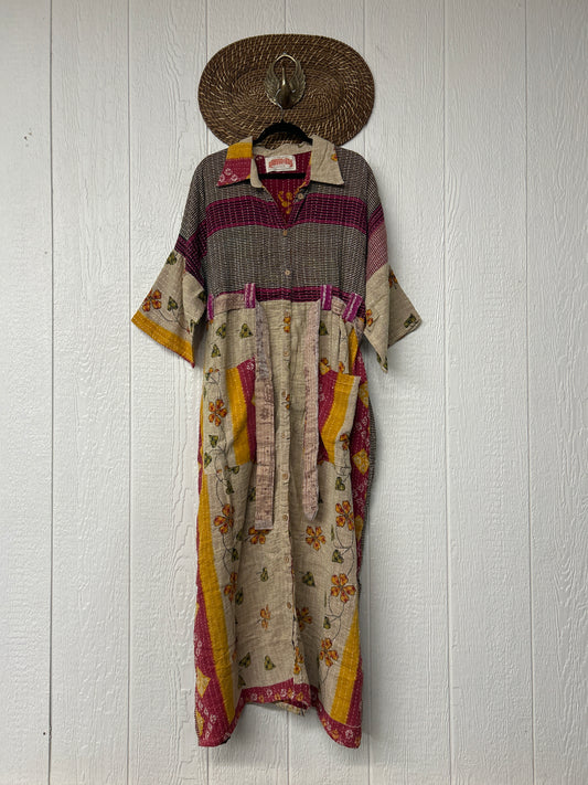Pareo Kantha Gravity Duster Dress 0226 033