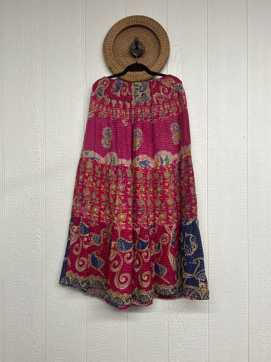 Pareo Kantha Lotus Maxi Skirt 0826 002