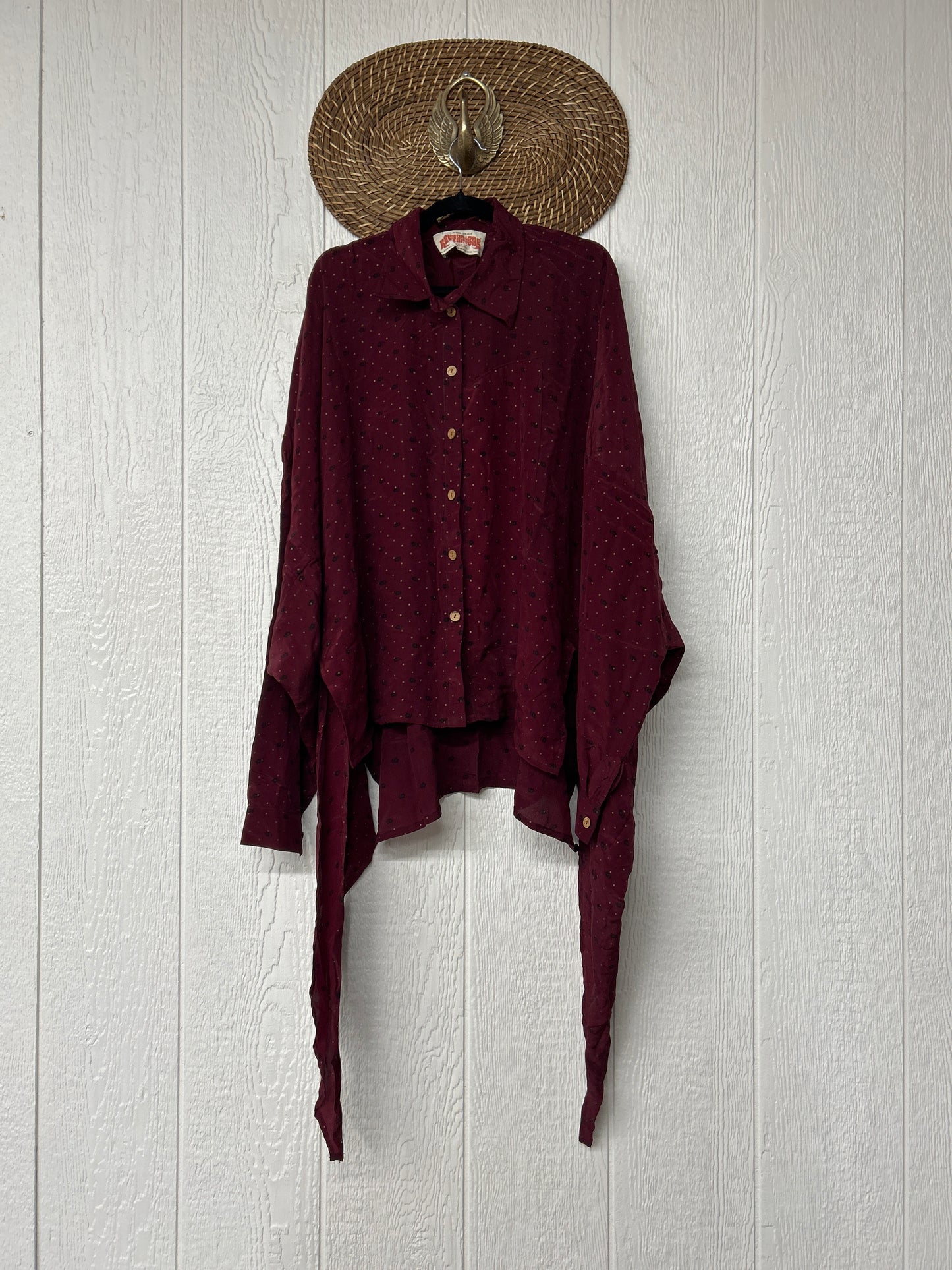 Crepe Sari Nirvana Button Down 1125 161