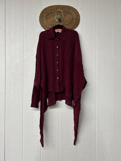 Crepe Sari Nirvana Button Down 1125 161