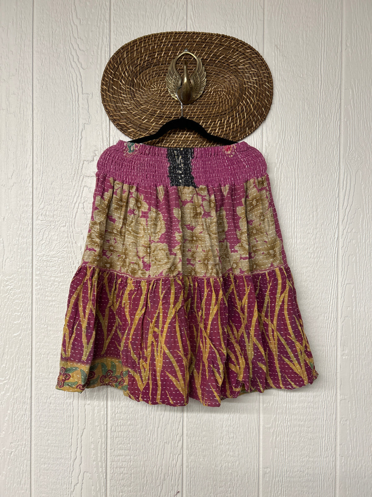Pareo Kantha Meadow Skirt 0826 003