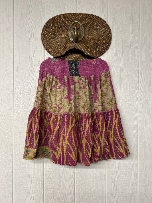 Pareo Kantha Meadow Skirt 0826 003