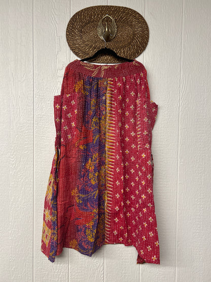 Pareo Kantha Butterfly Cargo Skirt 0426 130