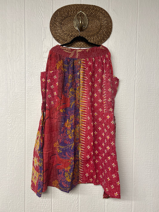 Pareo Kantha Butterfly Cargo Skirt 0426 130