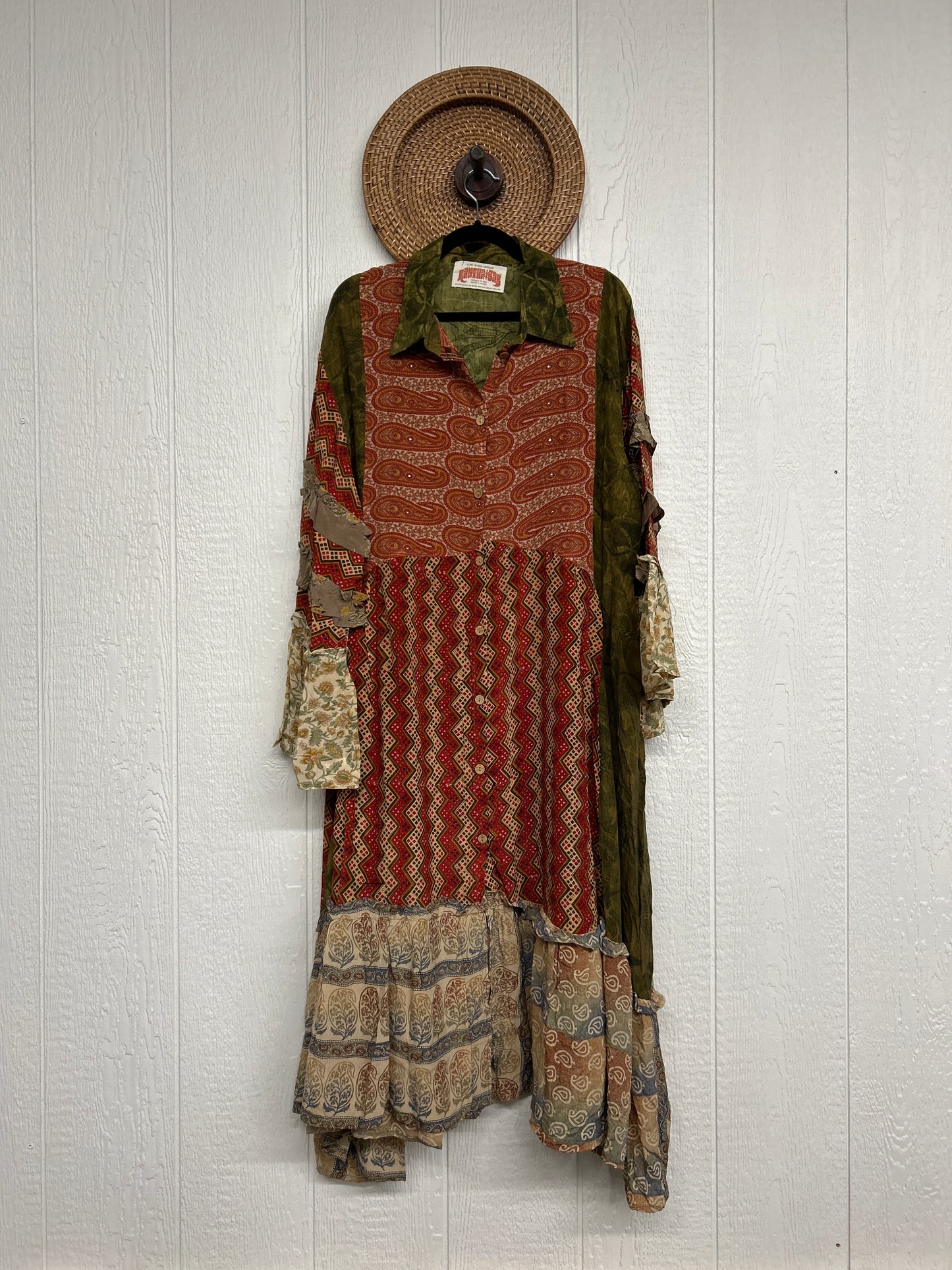 Crepe Sari Rhiannon Duster Dress 0226 170