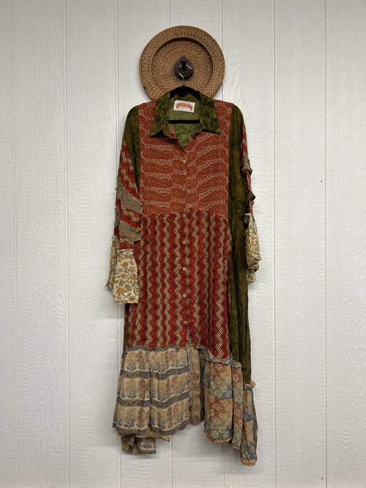 Crepe Sari Rhiannon Duster Dress 0226 170