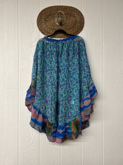 Crepe Wild Rose Skirt 1025 018