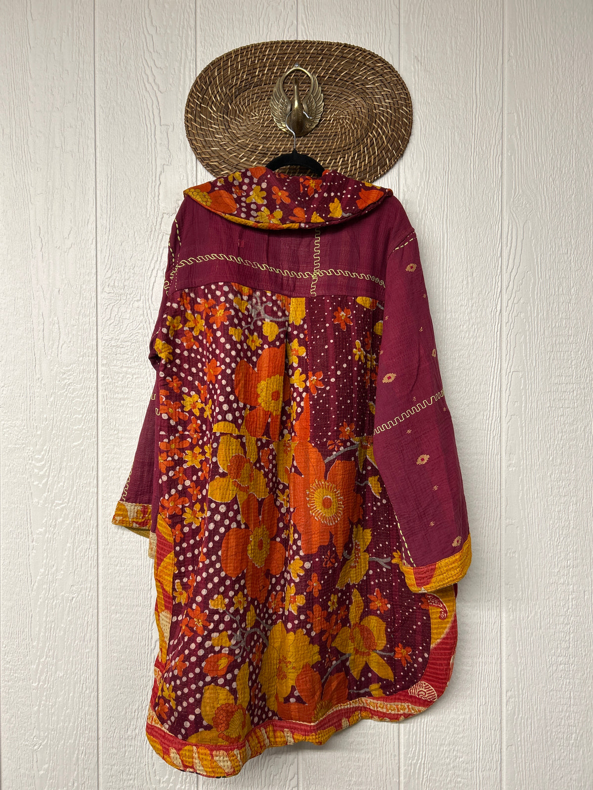 Fine Kantha Drifter Coat 1026 126