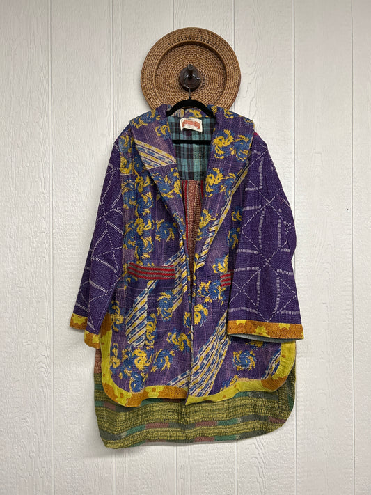 Fine Kantha Drifter Coat 1026 220