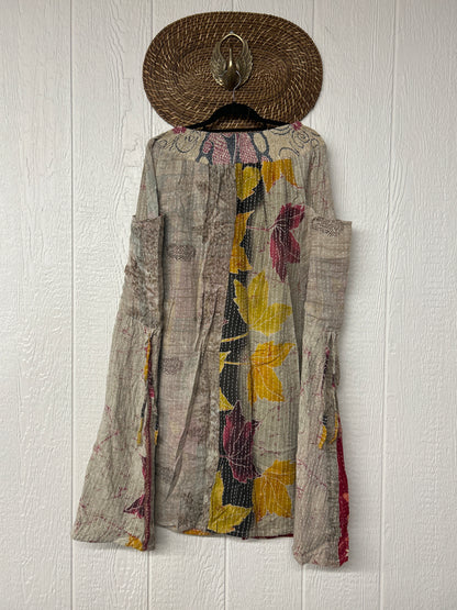 Pareo Kantha Butterfly Cargo Skirt 0426 053