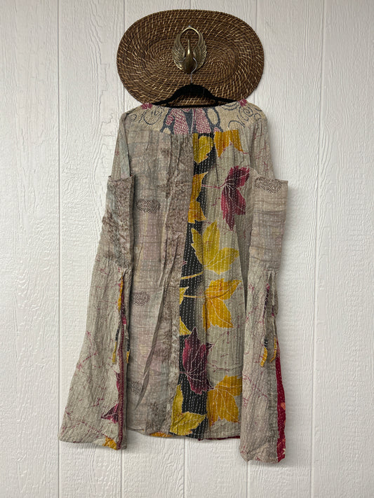Pareo Kantha Butterfly Cargo Skirt 0426 053