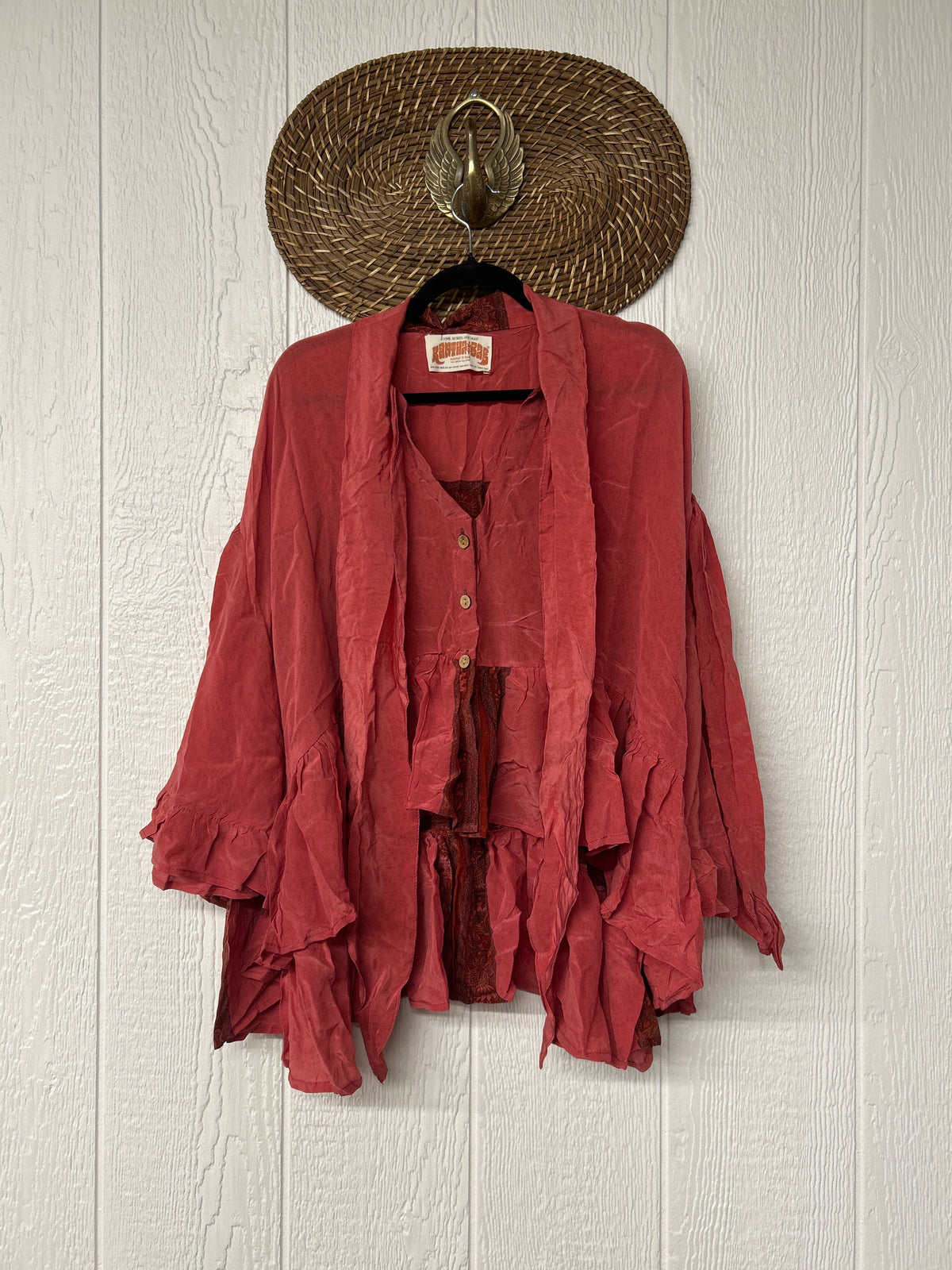 Crepe Sari Wild Rose Top 1026 147