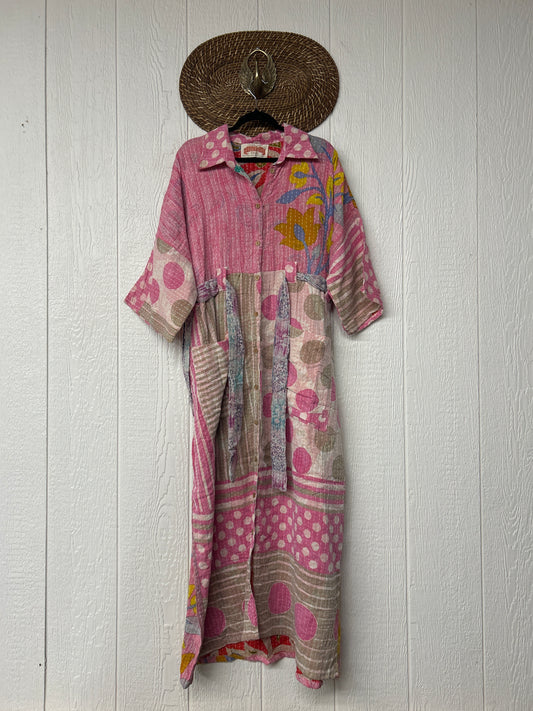 Pareo Kantha Gravity Duster Dress 0226 035