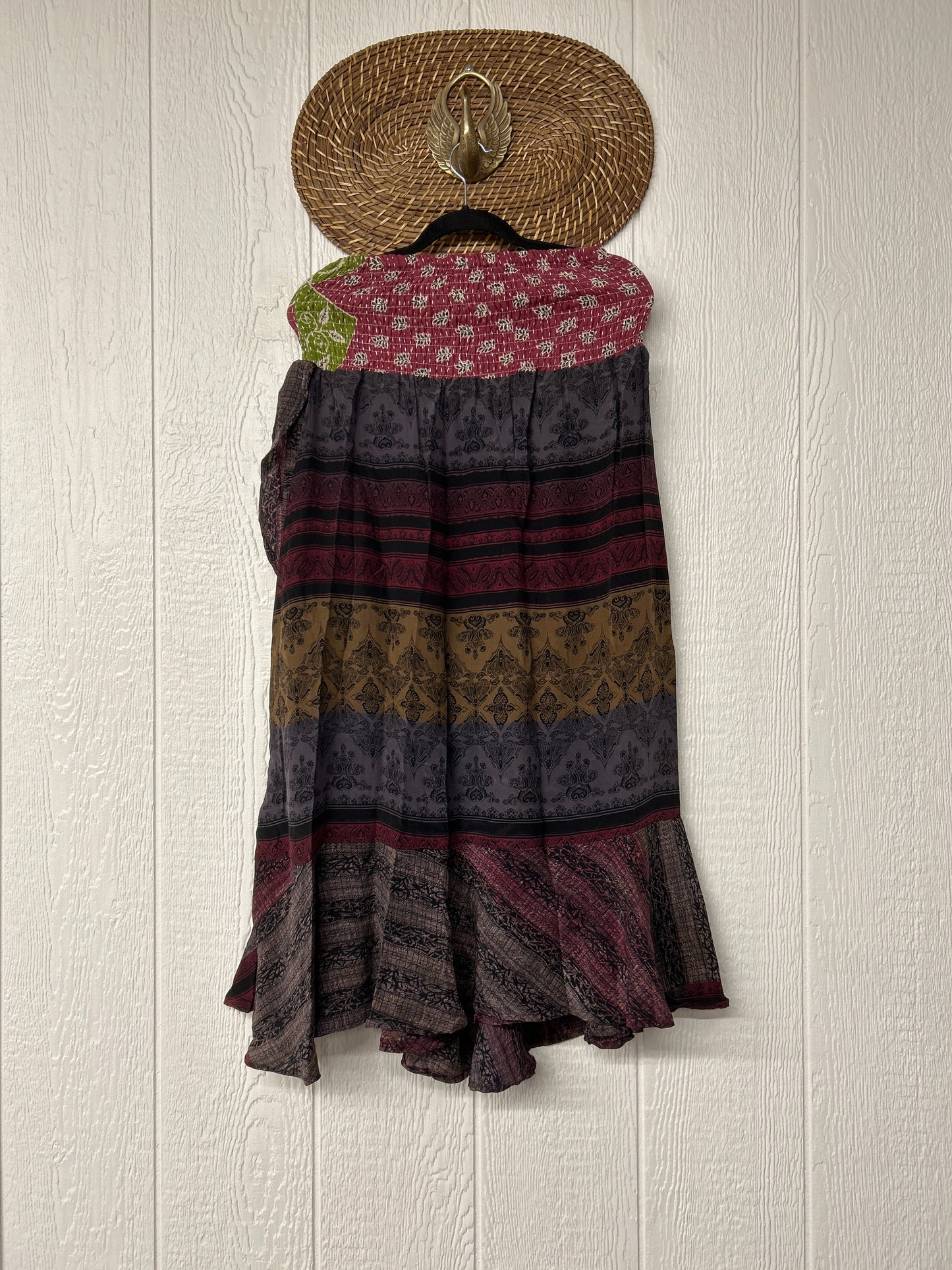 Crepe Sari Inner Peace Wrap Skirt 0626 008