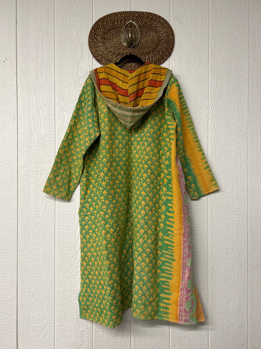 Fine Kantha Rising Sun Coat 1125 076