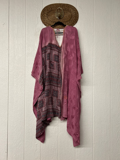 Crepe Sari Orchid Kimono 0626 005