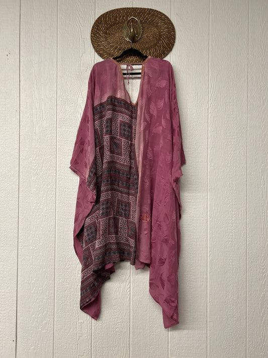 Crepe Sari Orchid Kimono 0626 005