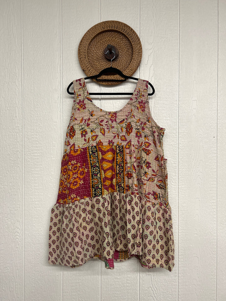 Kantha Meadow Mini Dress 0625 101
