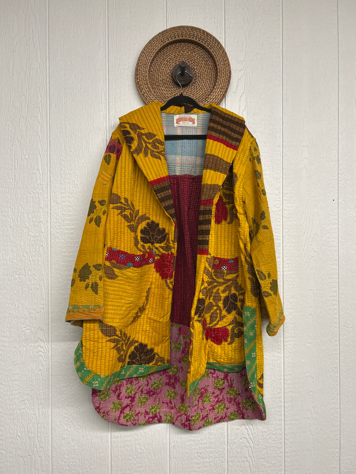 Fine Kantha Drifter Coat 1026 221