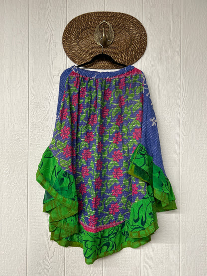 Pareo Kantha Wild Rose Skirt 0426 227