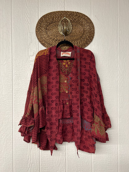 Crepe Sari Wild Rose Top 1225 167