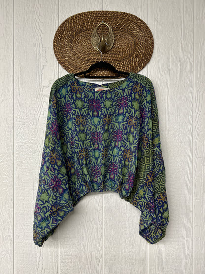Crepe Sari Luna Crop Top 0526 007