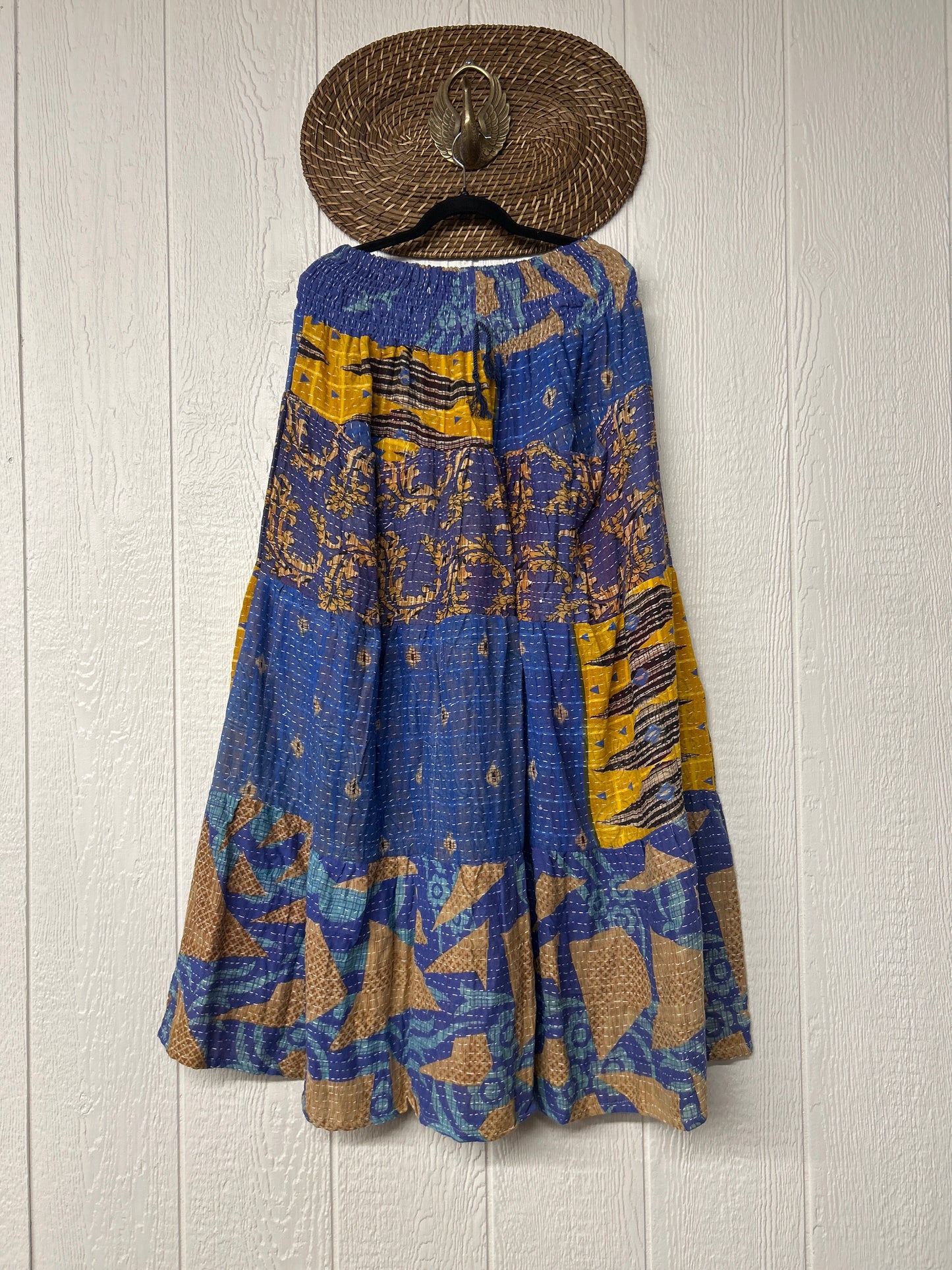 Pareo Kantha Lotus Maxi Skirt 0826 108
