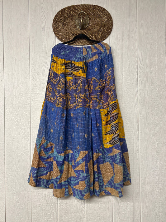 Pareo Kantha Lotus Maxi Skirt 0826 108