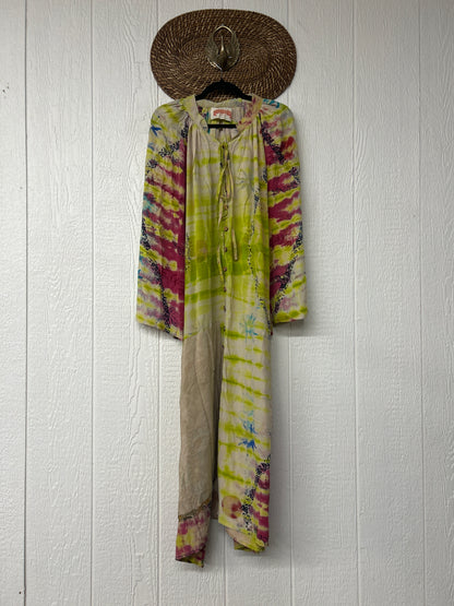 Crepe Sari Woodstock Duster Dress 0226 055