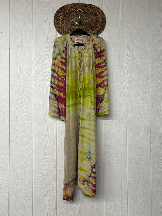 Crepe Sari Woodstock Duster Dress 0226 055