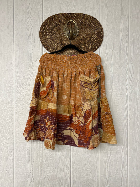 Pareo Kantha Meadow Skirt 0826 272