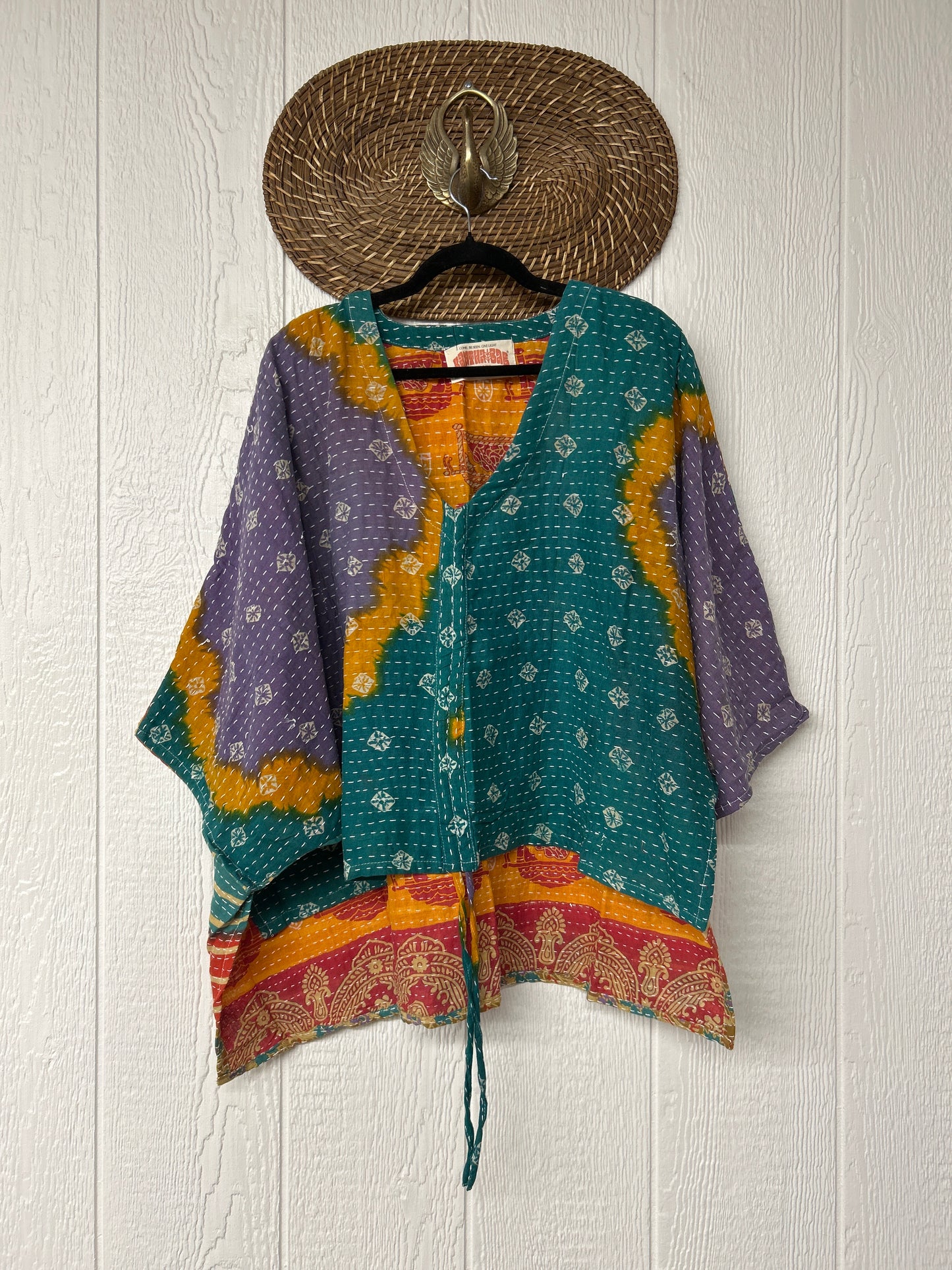 Pareo Kantha Hi-Lo Butterfly Top 0626 033