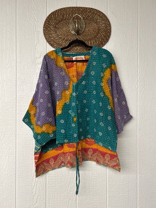 Pareo Kantha Hi-Lo Butterfly Top 0626 033