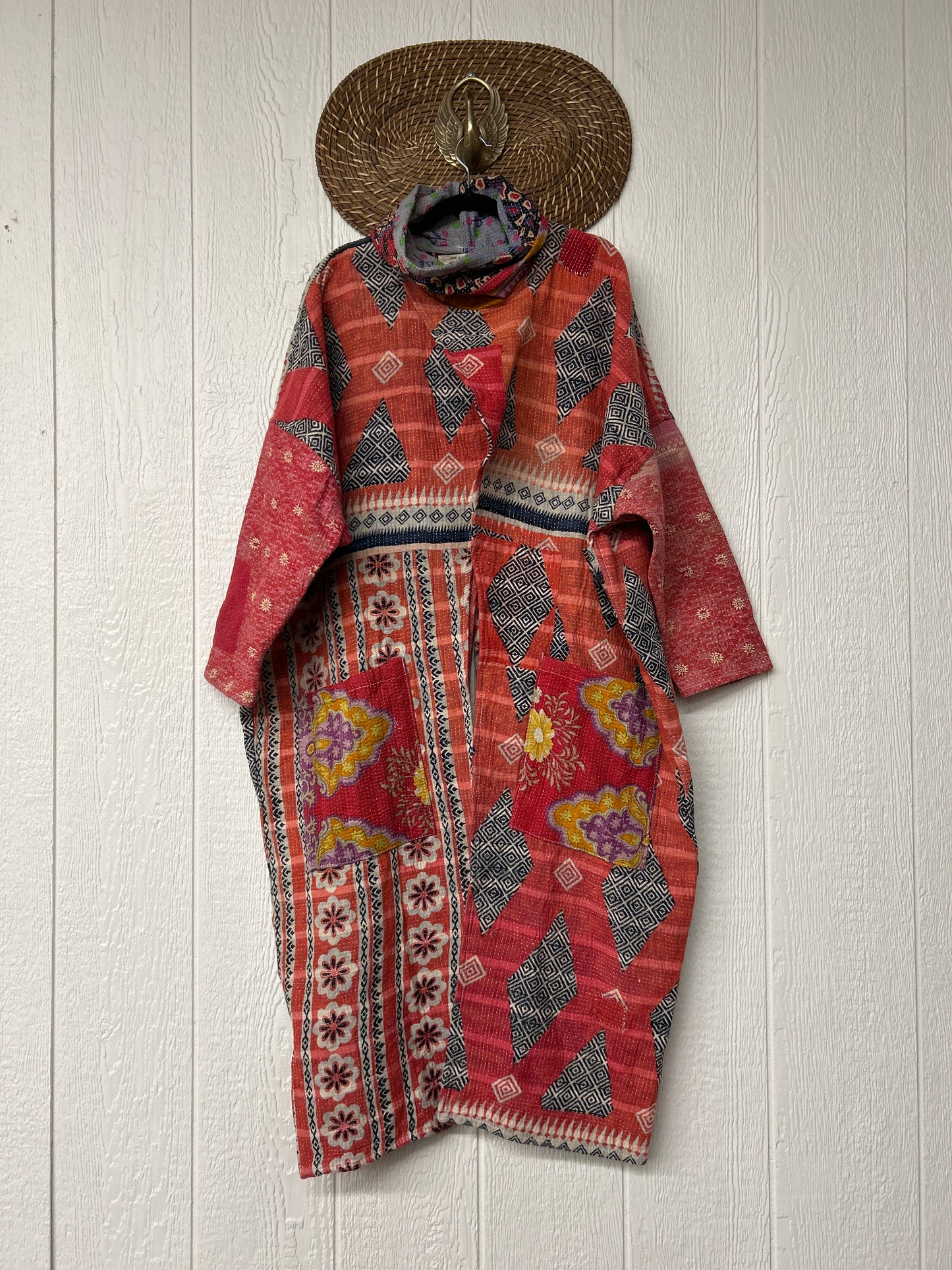 Fine Kantha Cowl Split Pullover 1225 151