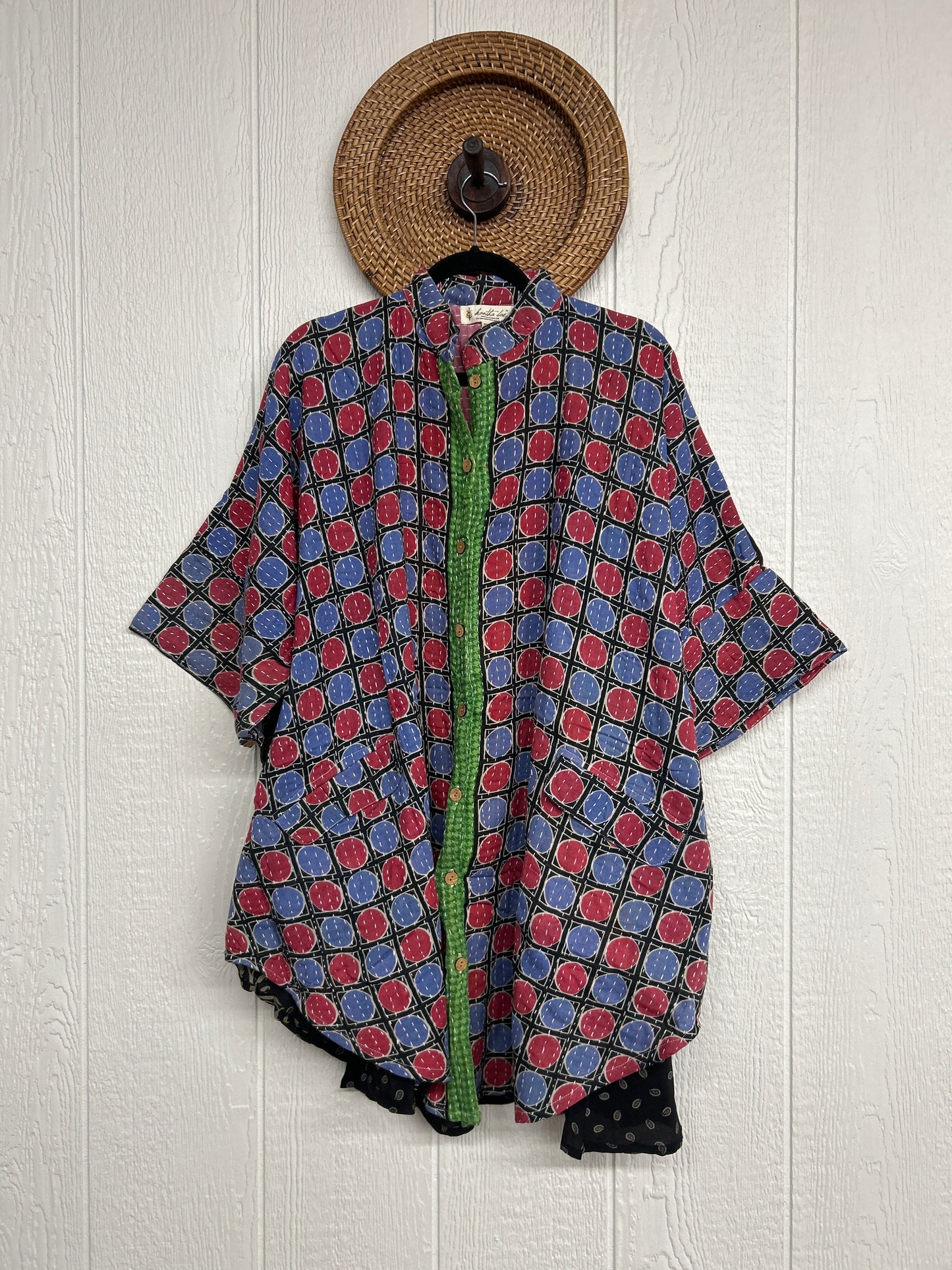 Pareo Kantha Free To Be Button-Down 0426 003