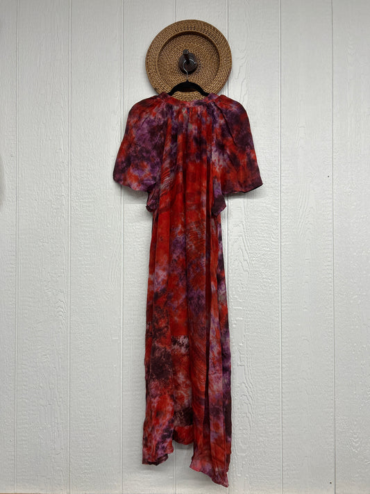 Crepe Sari Summer Woodstock Duster 0626 106