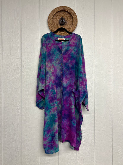 Crepe Sari Gaia Duster Dress 0426 119