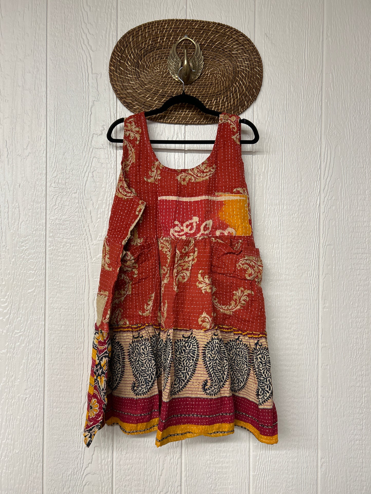 Kantha Meadow Mini Dress 0625 070