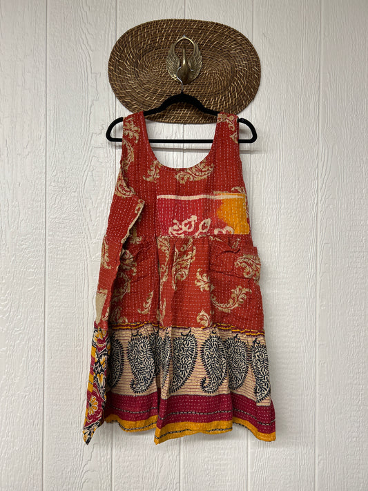 Kantha Meadow Mini Dress 0625 070
