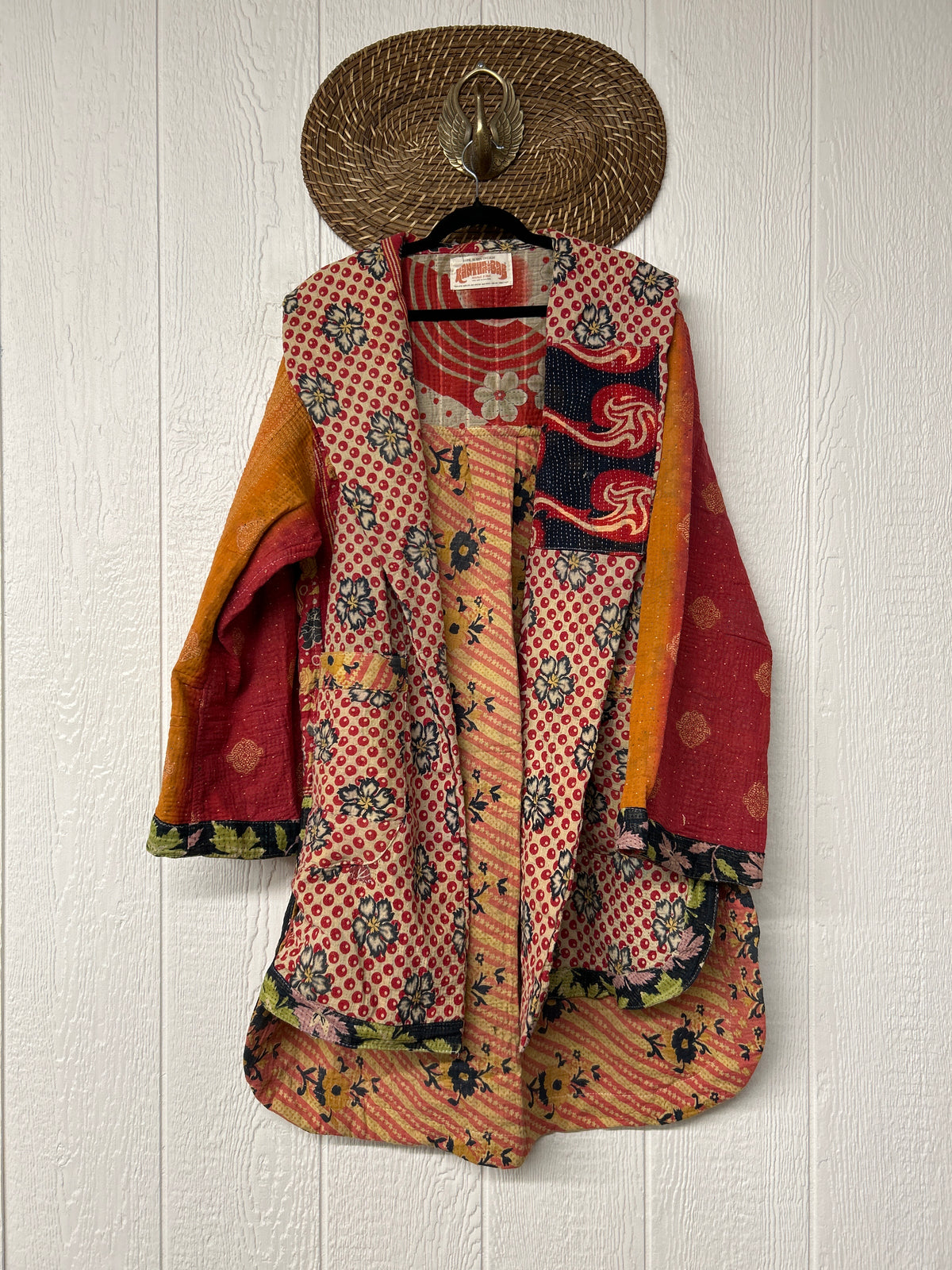 Fine Kantha Drifter Coat 1026 192