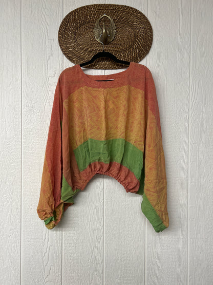 Crepe Sari Luna Crop Top 0126 275