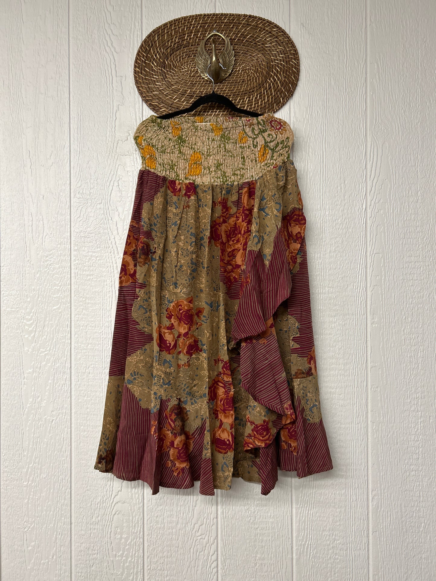 Crepe Sari Inner Peace Wrap Skirt 0626 161