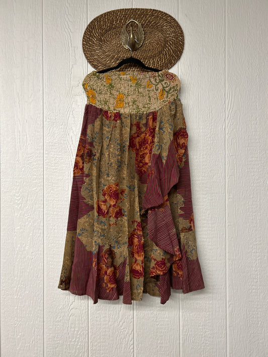 Crepe Sari Inner Peace Wrap Skirt 0626 161