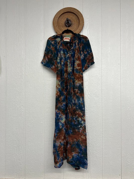 Crepe Sari Summer Woodstock Duster 0626 052