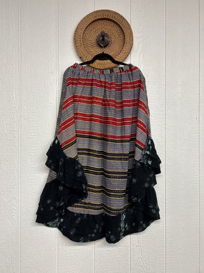 Pareo Kantha Wild Rose Skirt 0426 261