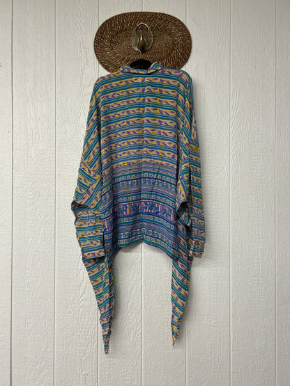 Crepe Sari Nirvana Button Down 1125 016